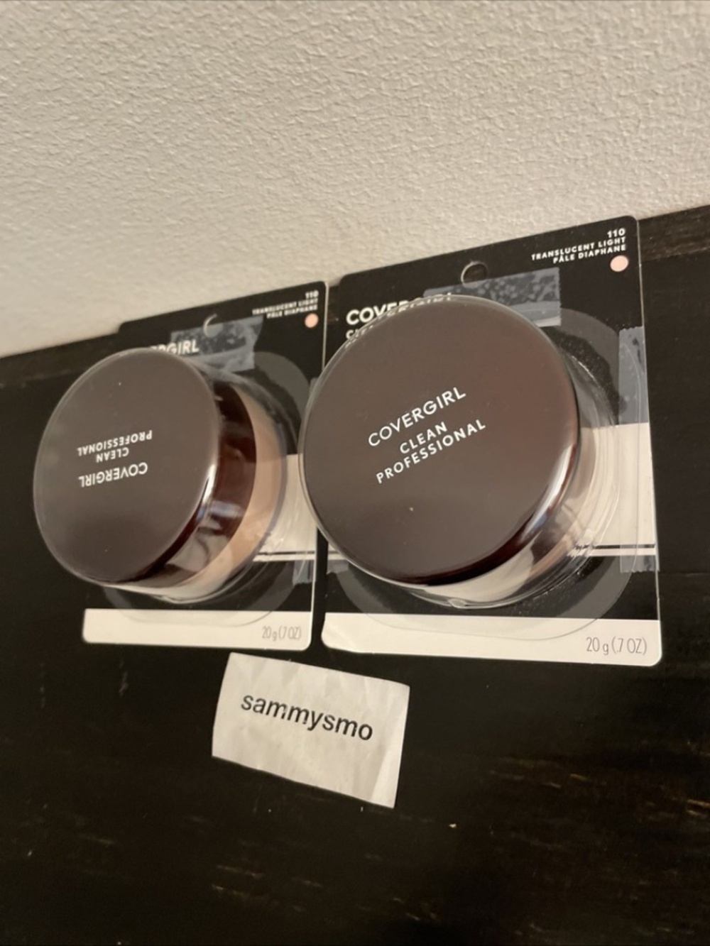 CoverGirl Clean Professional Loose Powder 110 Translucent LIGHT 0.7oz talc x2